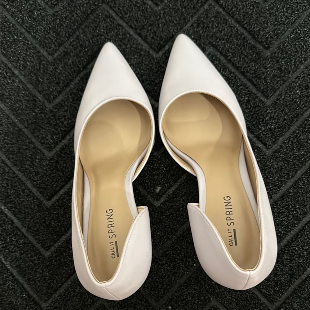Call It Spring Women's White Pumps